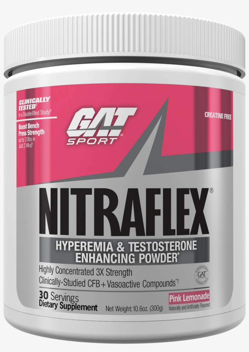 Nitraflex® - 30 Servings - Gat Nitraflex 30 Serving, transparent png #7817647