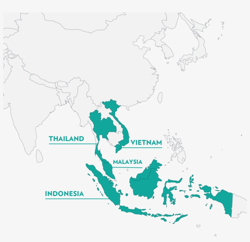 Original - Shape Of Asia, transparent png #7818019