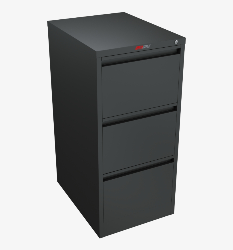 Ausfile 3 Drawer Filing Cabinet - Chest Of Drawers, transparent png #7819048
