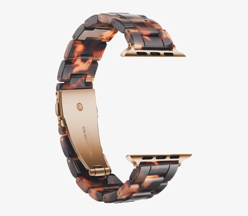 Ceramic Watch Strap Band For Apple Watch 4/3/2/1 38 - Analog Watch, transparent png #7819206