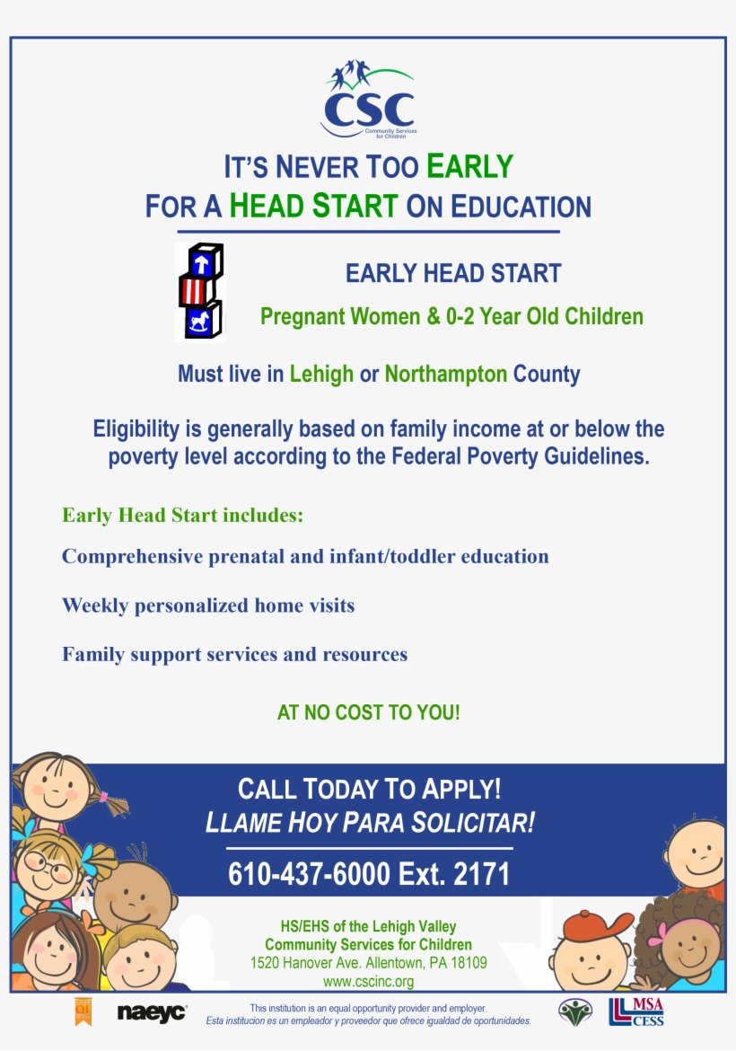 Head Start - Early Head Start, transparent png #7819635