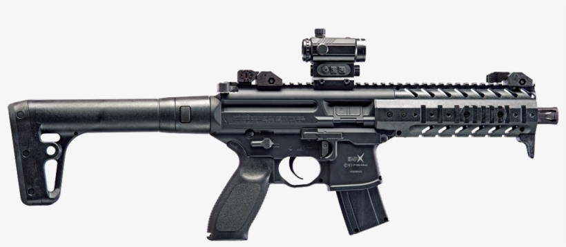 Sig Mpx Asp Red Dot Blk, transparent png #7819962