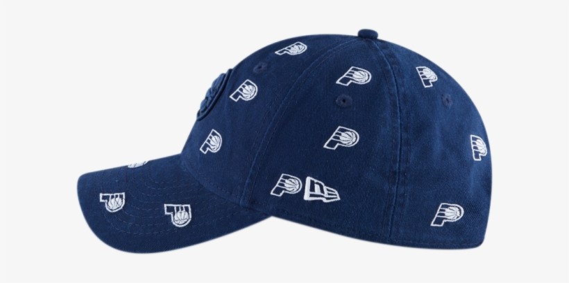 Womens Indiana Pacers Logo Scatter 9twenty Adjustable - Baseball Cap, transparent png #7820025