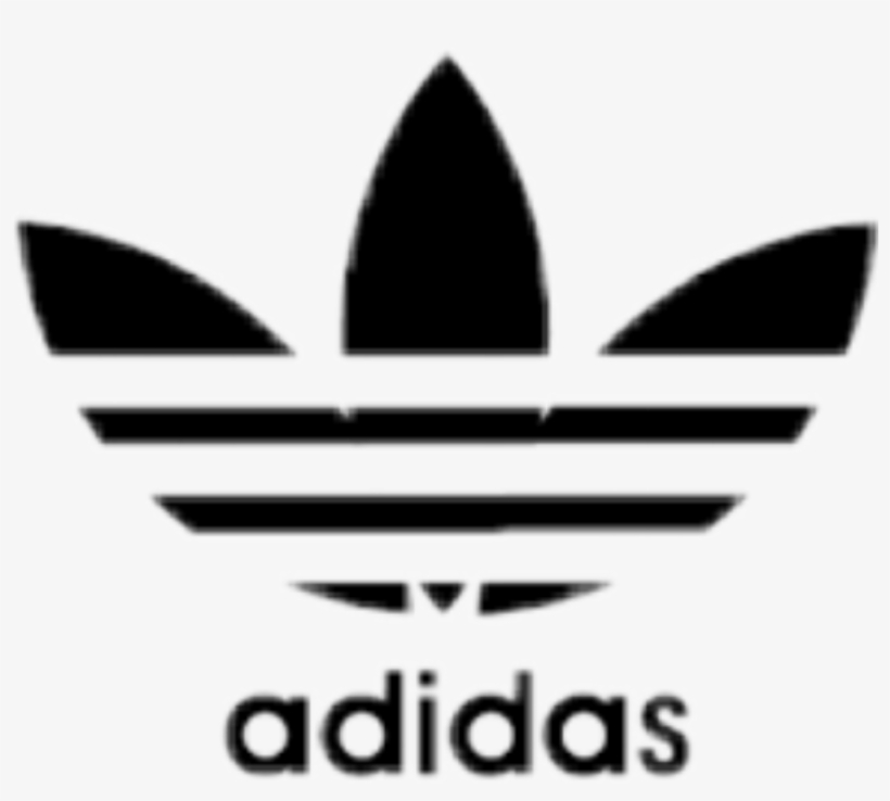 Adidas Black Logo Icon Aesthetic Tumblr Sticker Png - Adidas, transparent png #7820715