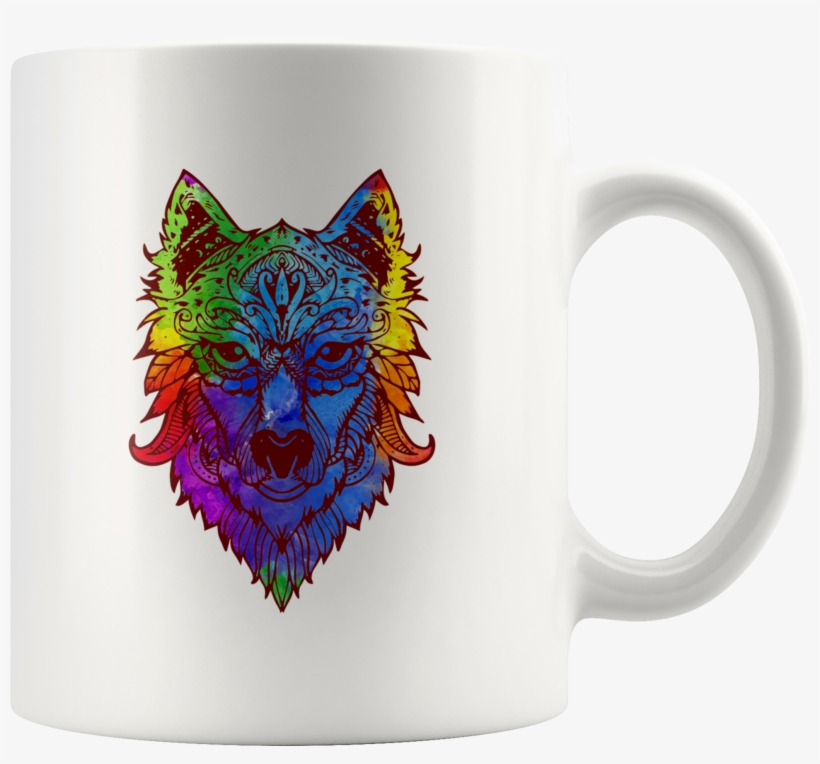 Wolf Head Mug, transparent png #7821216