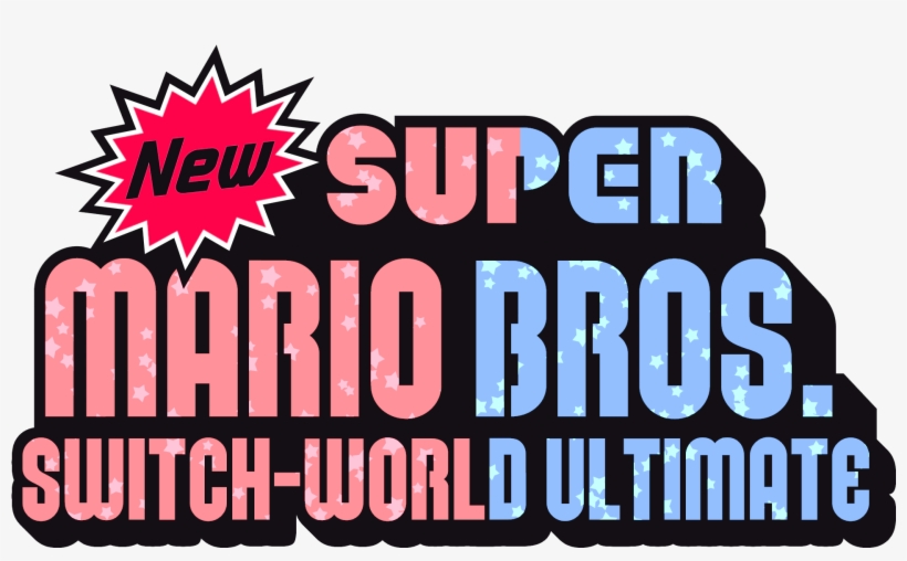 New Super Mario Bros Switch-world Ultimate Logo - New Super Mario Bros, transparent png #7821273