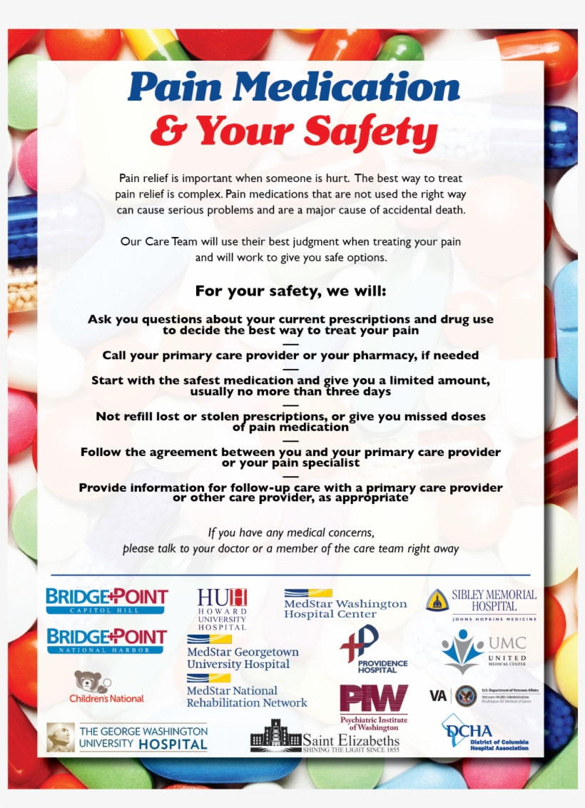 Opioid Safety Recommendations For Patients - Providence Hospital, transparent png #7821309