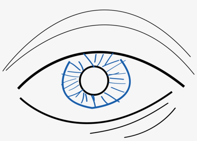 Free Png Download Simple Eye Drawing Png Images Background - Simple Eyes Drawing Color, transparent png #7821705