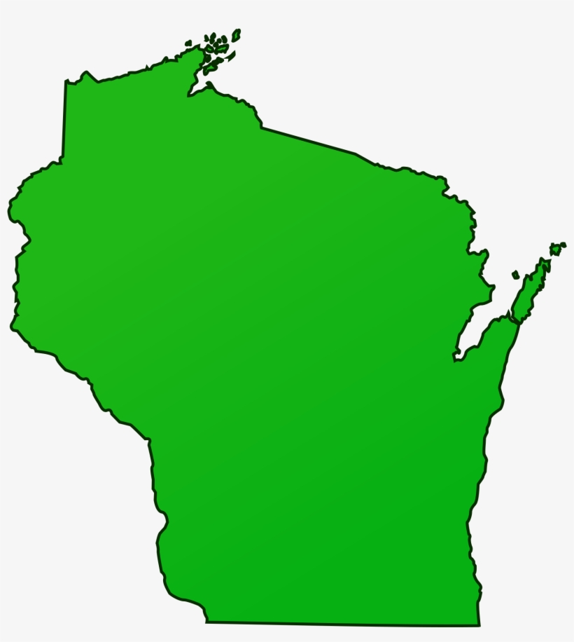 Wisconsin Png - Green Map Of France, transparent png #7821790