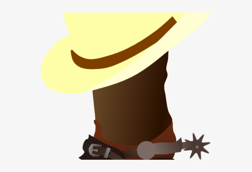 Cowboy Hat Clipart Coyboy - Clip Art Cowboy Png, transparent png #7821802