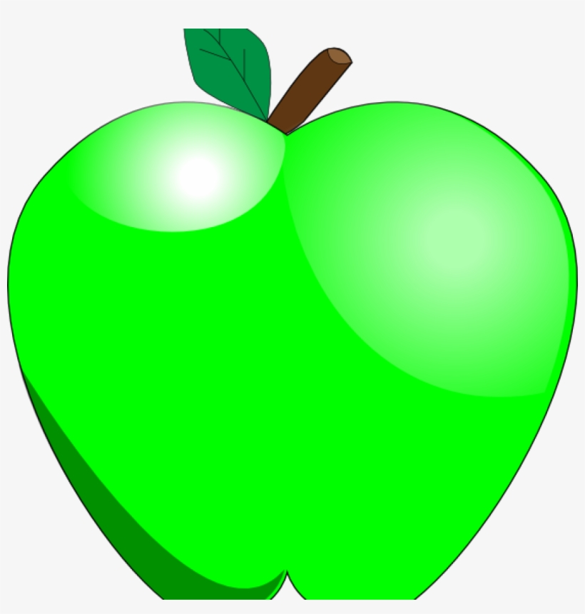 Green Apple Clipart Bat Clipart - Clipart Green Apple, transparent png #7821844