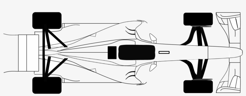 Formula 1 Car Top Down, transparent png #7822868