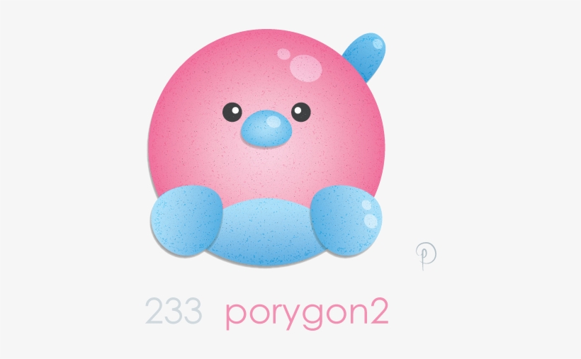 Porygon 2 Apparently Upgrades Are Curved - Bath Toy, transparent png #7824117