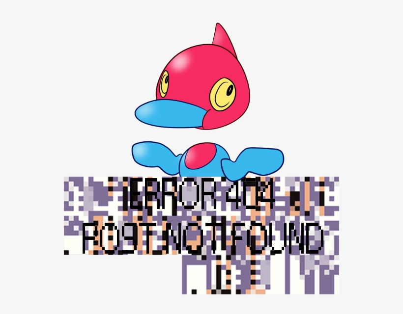 Error 404 Porygon Z Bracket 404 Error Page Not Found - Missingno Sprite, transparent png #7824408