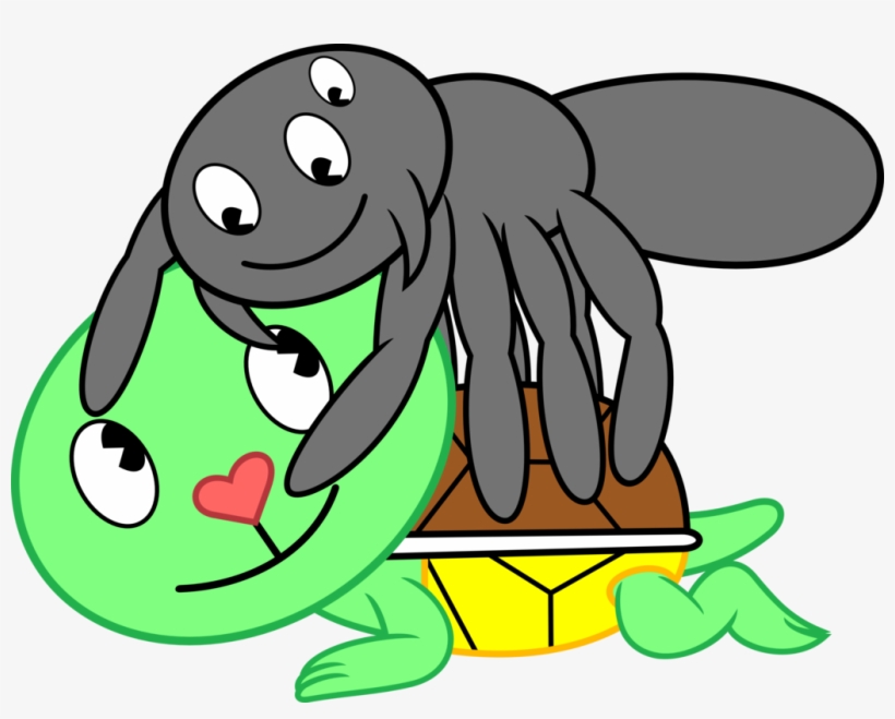 Theres A Spider Crawling Up Your Spine By Porygon2z - Cartoon, transparent png #7824639