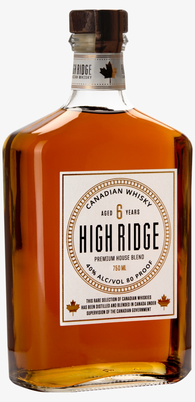 High Ridge Canadian Whiskey, transparent png #7825869