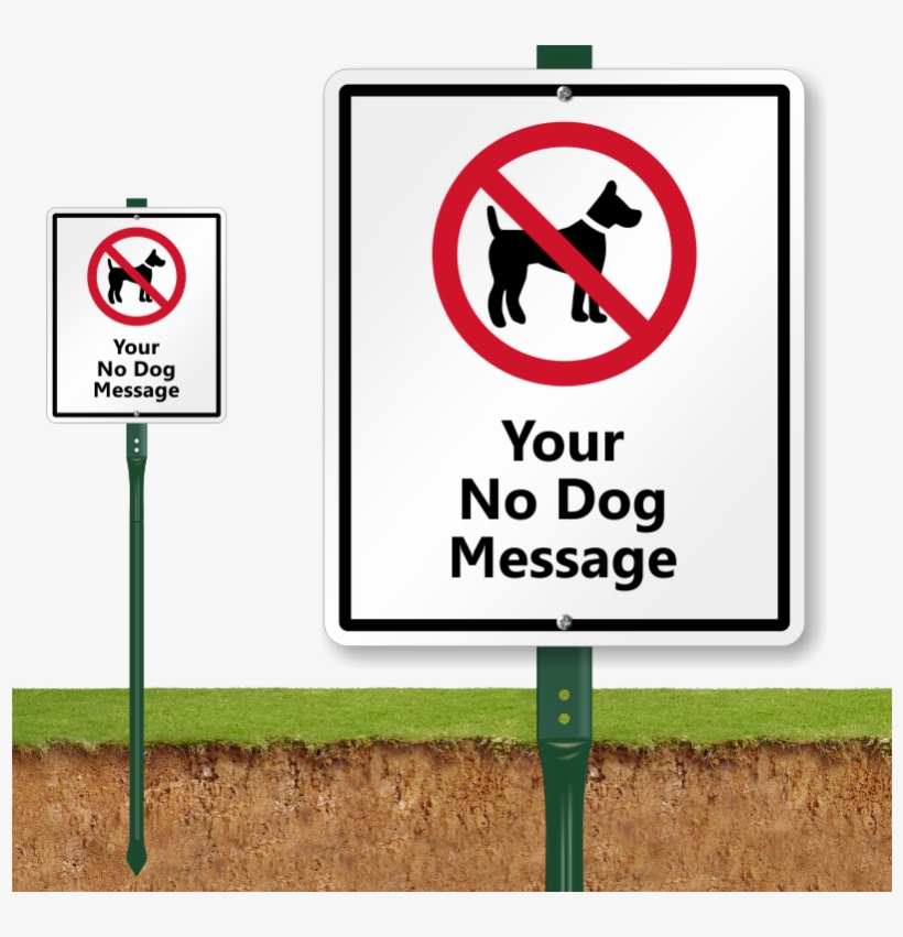 Dog Poop Signs - Pets Allowed Sign, transparent png #7826275