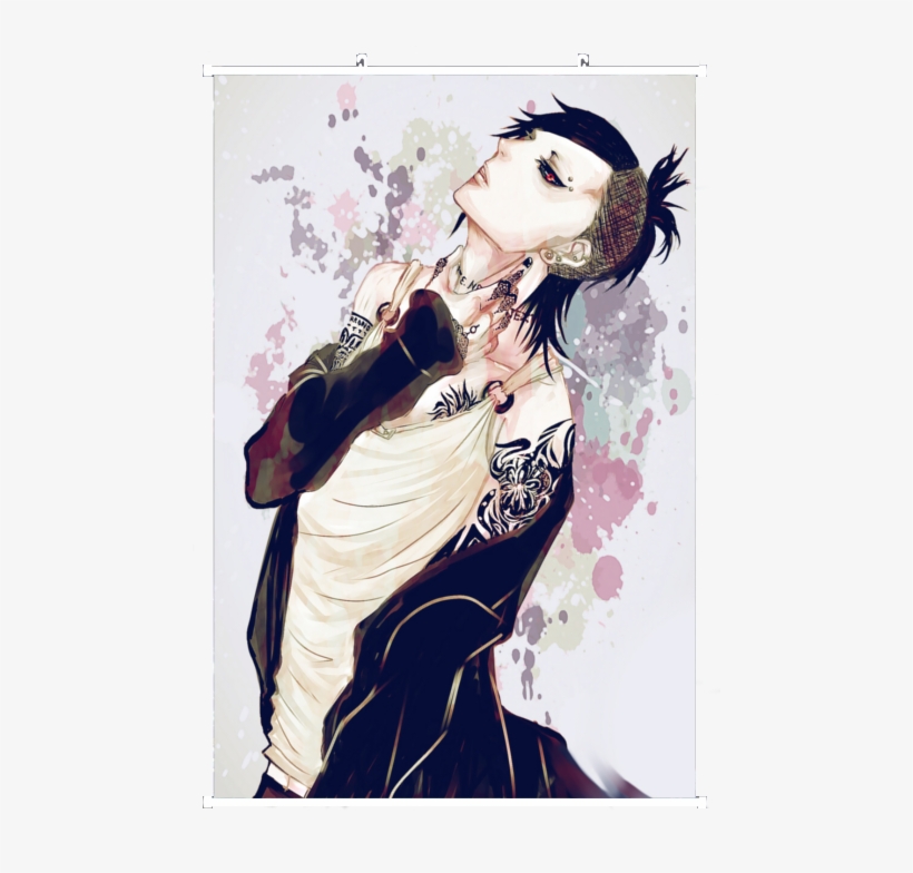 Wall Scroll Tokyo Ghoul Uta - Background Tokyo Ghoul Hd, transparent png #7826318