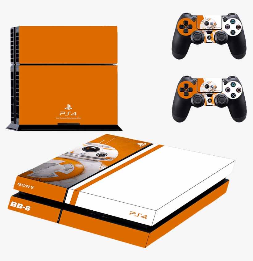 Playstation 4 Phat Decal / Skin / Vinyl - Playstation 4 Stickers Star Wars, transparent png #7826839