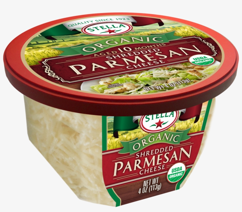 Organic Shredded Parmesan Cheese - Convenience Food, transparent png #7827430
