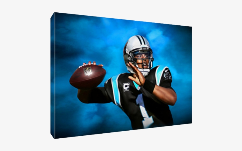 Details About Carolina Panthers Cam Newton Poster Photo - Kick American Football, transparent png #7827458