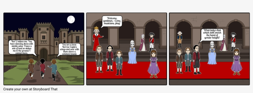Romeo And Juliet - Cartoon, transparent png #7827881