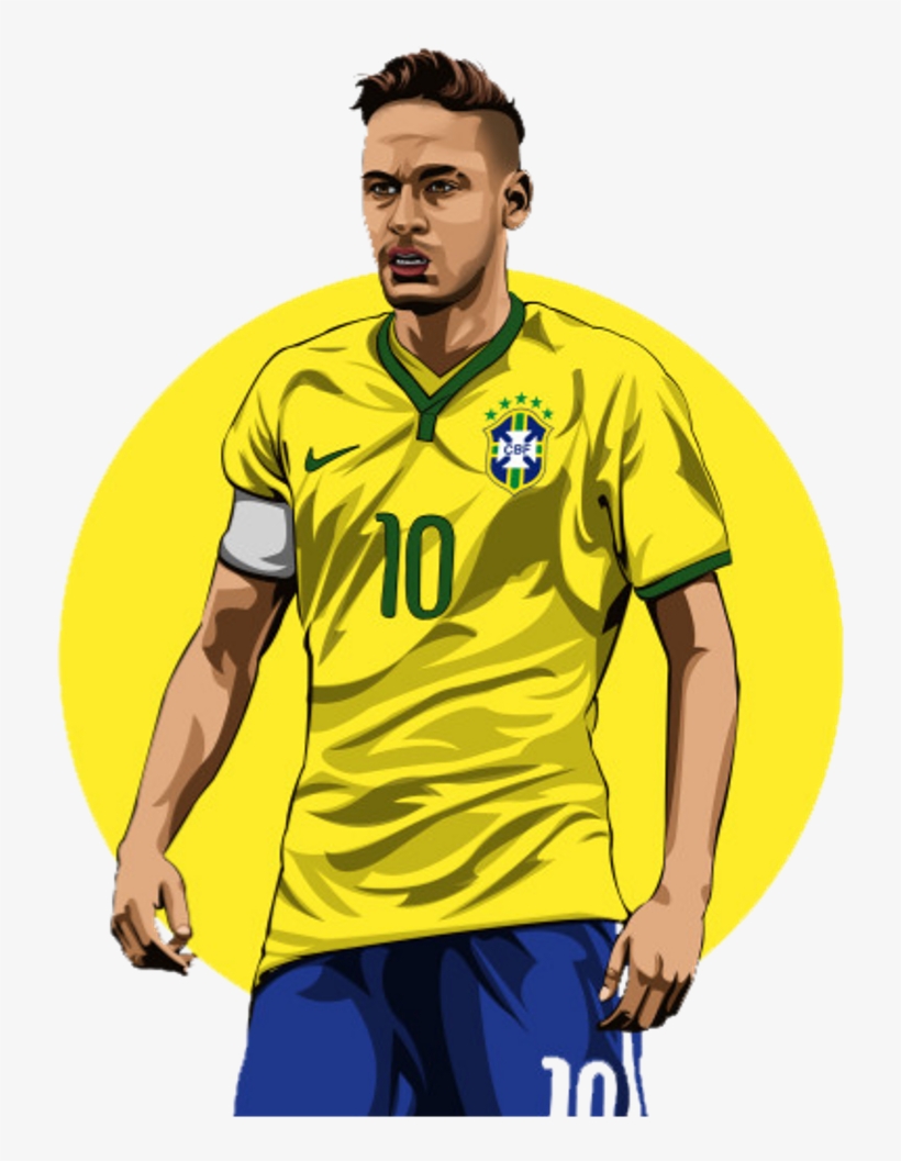 Ftestickers Sticker - Pixel Art Neymar, transparent png #7828078