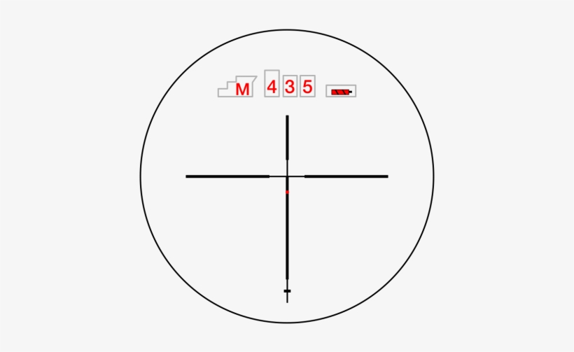 38-dot Oled Reticle - Circle, transparent png #7828529