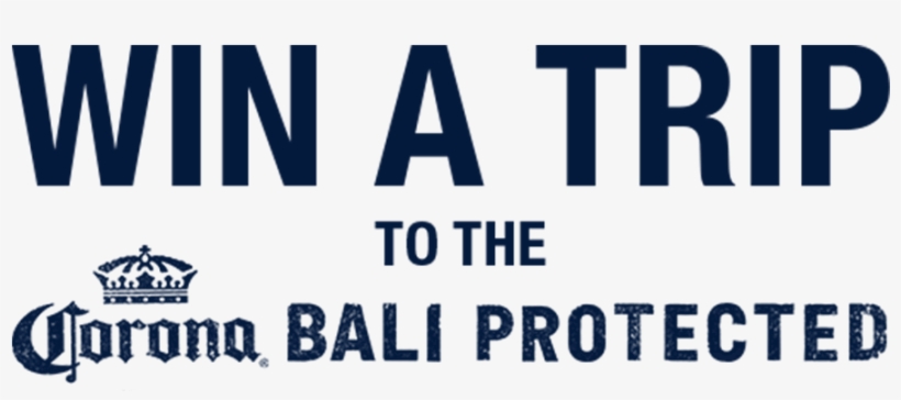 Win A Trip To The Corona Bali Protected - Corona Extra, transparent png #7828587