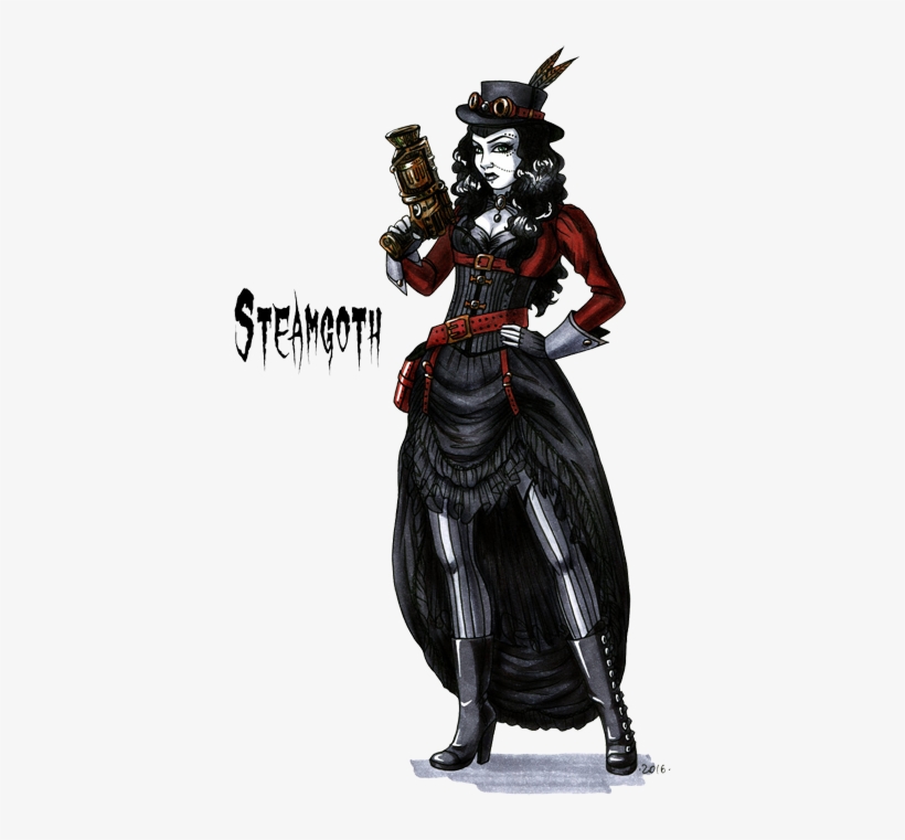 Steamgoth Stereotype By Hellgaprotiv - Goth Types Hellga Protiv, transparent png #7828836