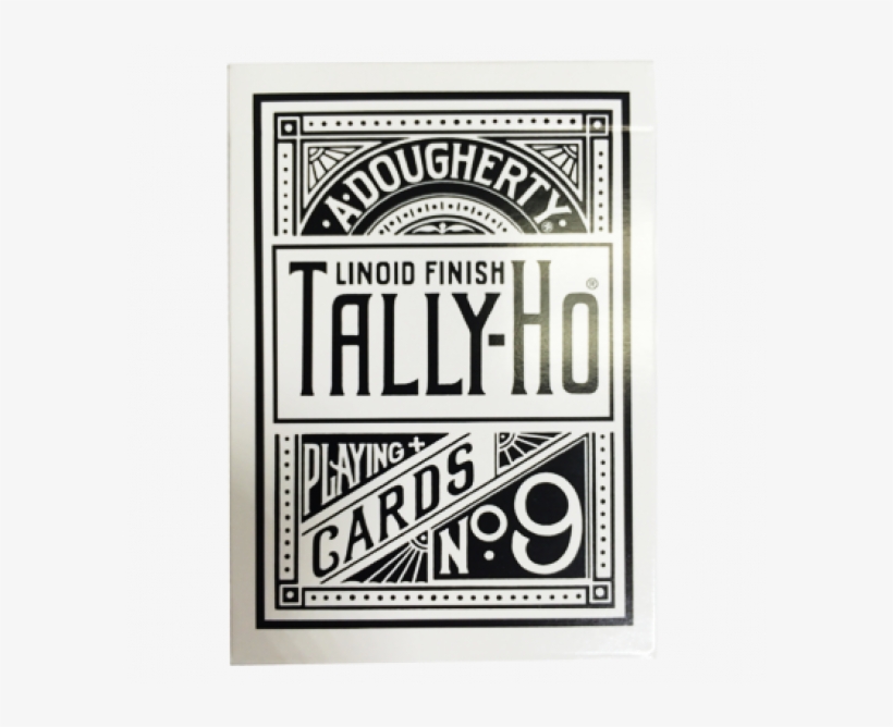 Tally Ho Reverse Circle Back Limited Ed - White Tally Ho Playing Cards, transparent png #7829034