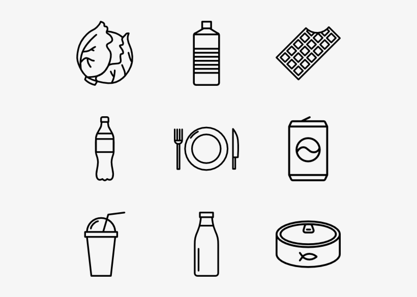 Drinks And Food, transparent png #7829308