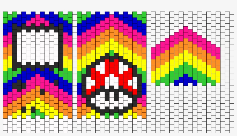 Mario 3d Gameboy - Kandi Cuffs, transparent png #7829580