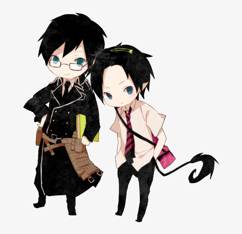 Manga Boy Clipart Transparent - Blue Exorcist Clip Art, transparent png #7829741