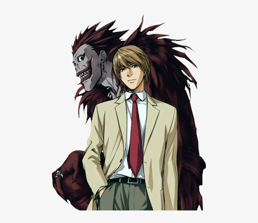 Death Note Light And Ryuk, transparent png #7830764