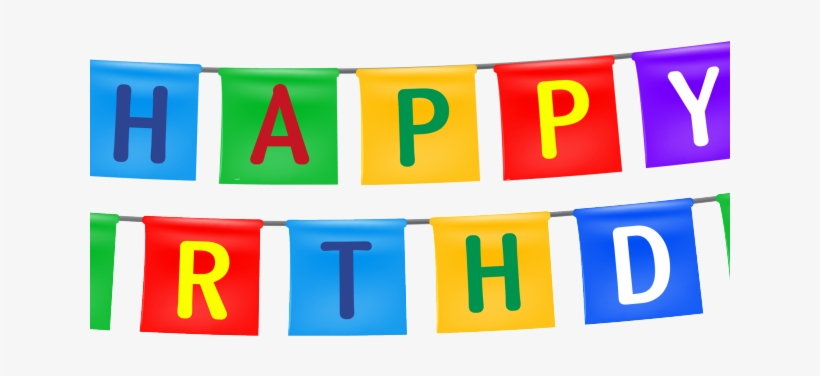 Happy Birthday Clipart Transparent Background - Transparent Background Happy Birthday, transparent png #7830883