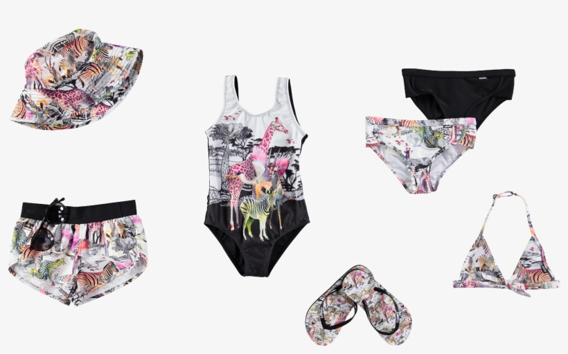 Wild Safari Swimwear - Panties, transparent png #7830923