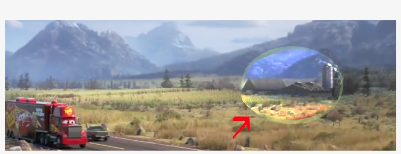 Could This Be A Nod To The Good Dinosaur, Cause It - Cars 2006 Buzz Lightyear Easter Eggs, transparent png #7830987