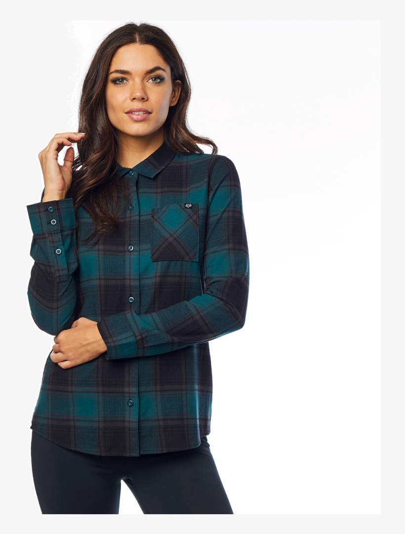 22380167 1 Προσφορά - Fox Kick It Ls Flannel, transparent png #7831479