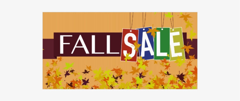 Sale Tags Leaves - Fall Sale Banner, transparent png #7831522