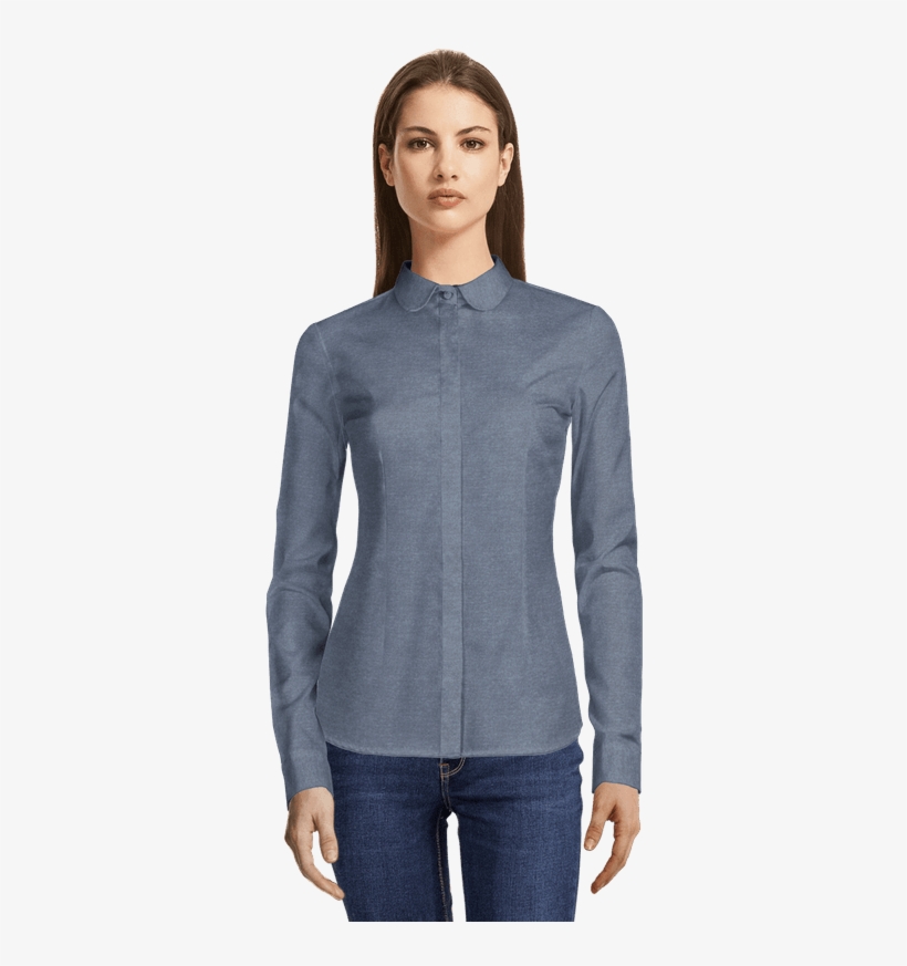 Blue Flannel Shirt-view Front - Shirt, transparent png #7832090