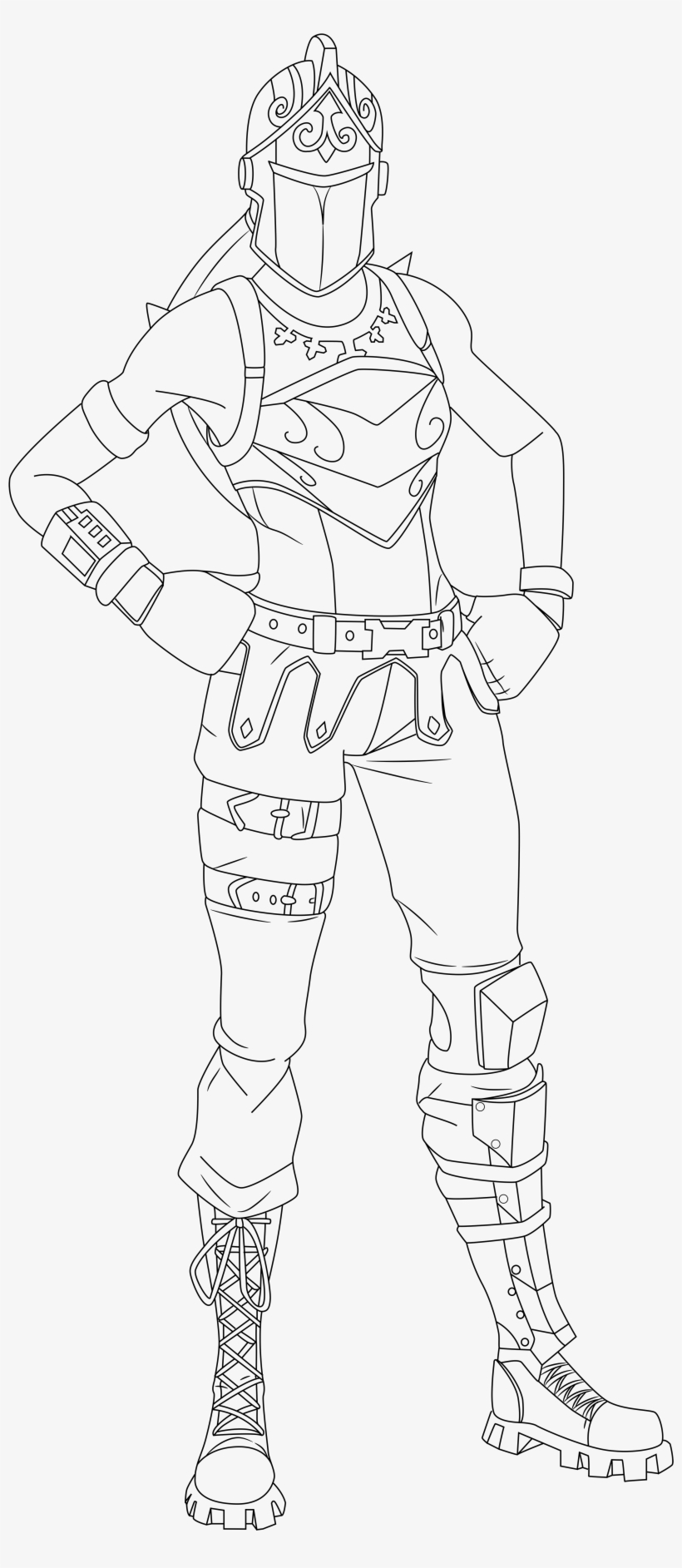 Black Knight Skin, transparent png #7832158