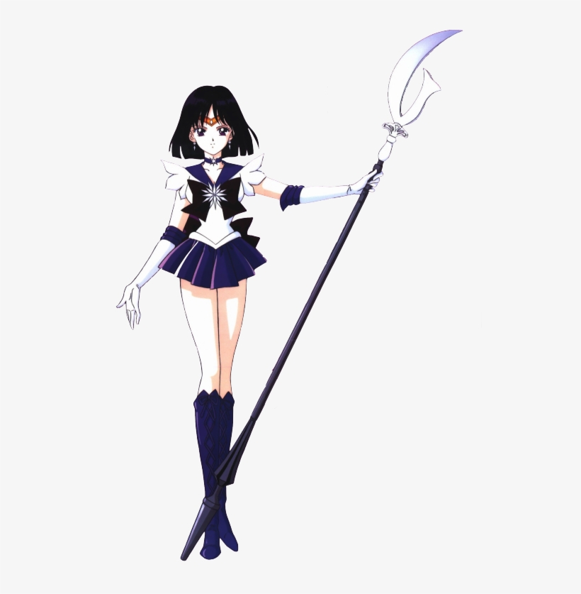 Silver Moon Crystal Power Kiss Sailoor Moon, Recuerdos, - Sailor Saturn Anime, transparent png #7832222