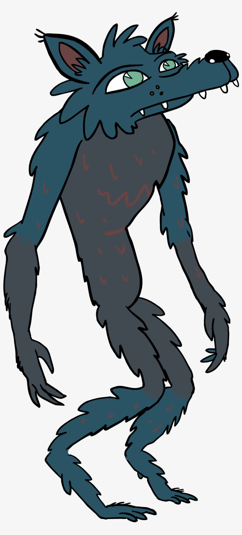 Wolfman - Illustration, transparent png #7832373