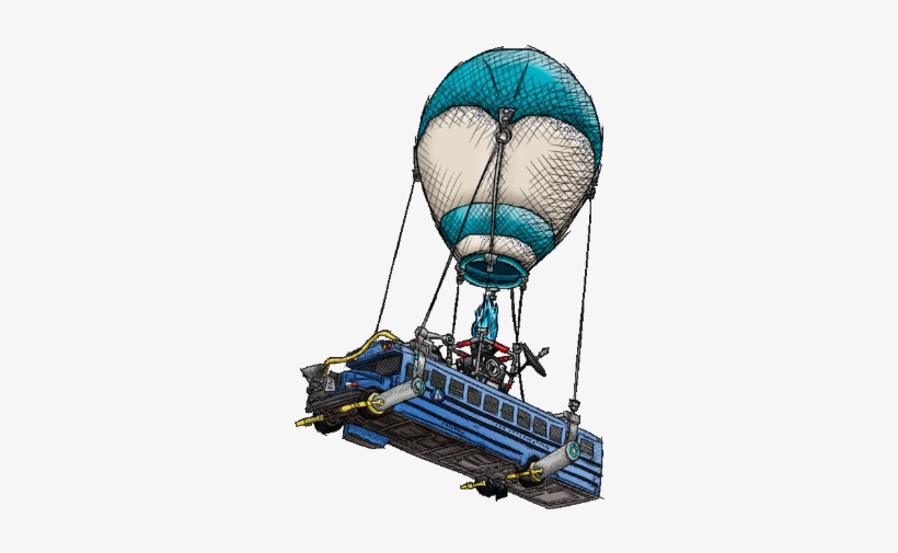 Model Image Graphic Image - Draw A Fortnite Bus, transparent png #7832490