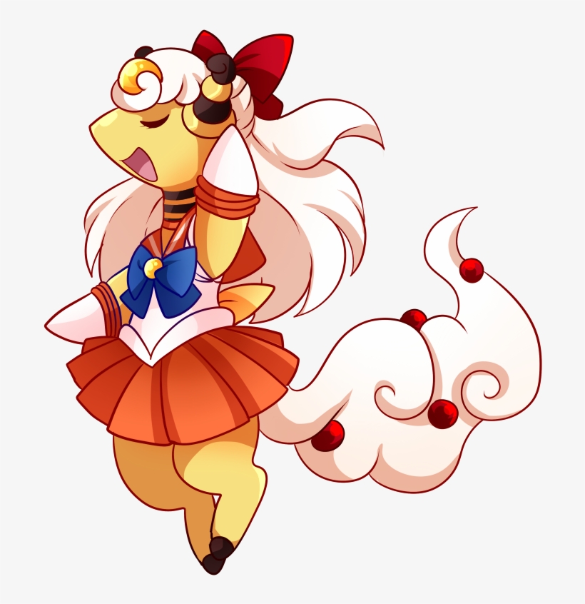 Ampharos, Mega Ampharos, And Sailor Venus - Love Pokemon Lopunny, transparent png #7832948
