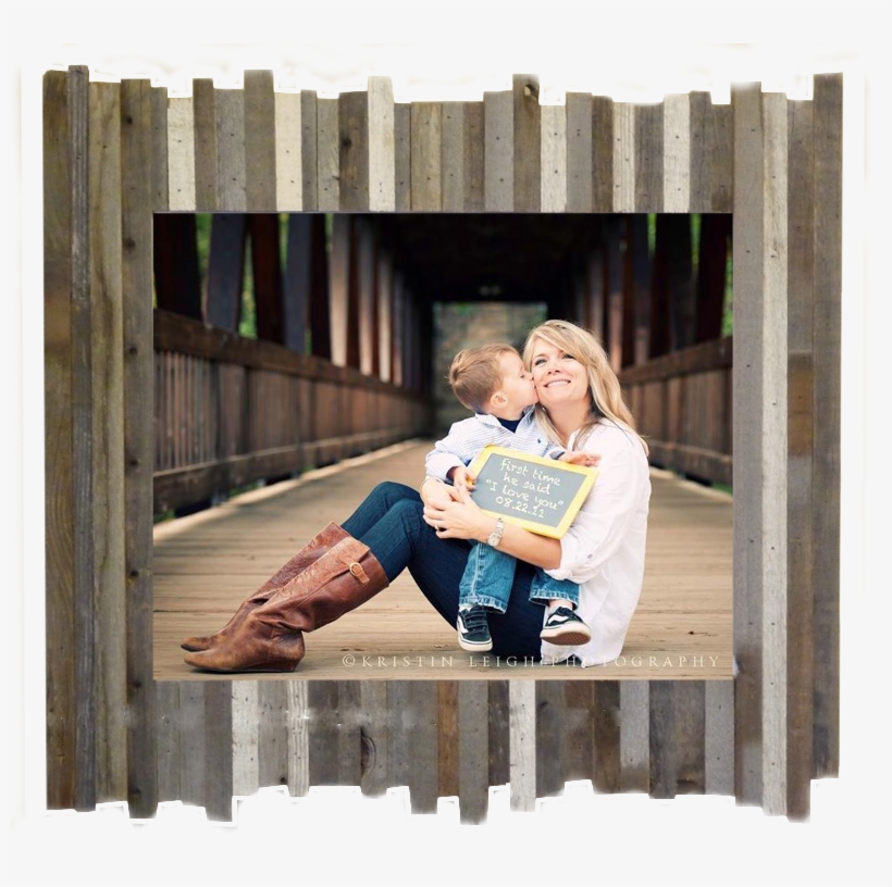 5 X 7 Beachcomber Reclaimed Wood Picture Frames - Picture Frame, transparent png #7833027