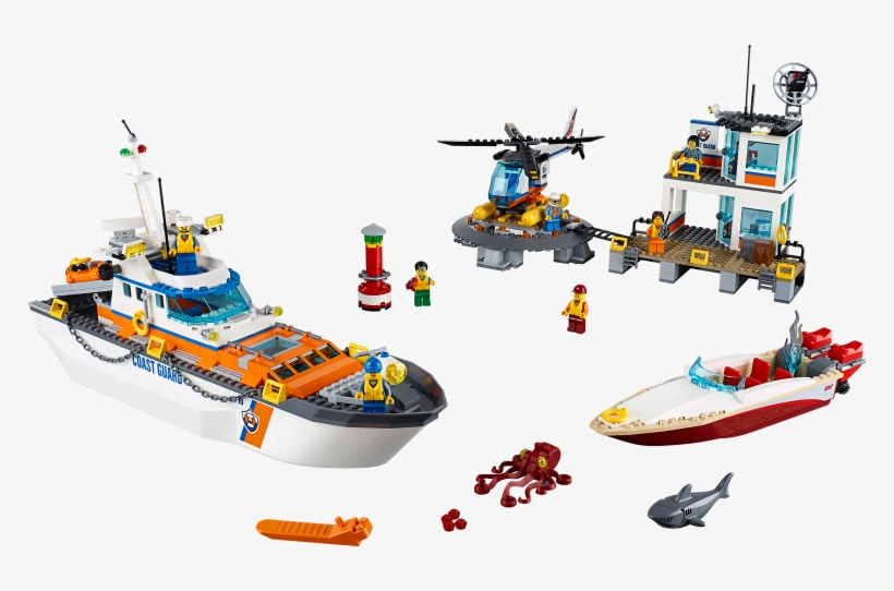 Coast Guard Head Quarters - Headquarters Coast Guard Lego Set, transparent png #7833090