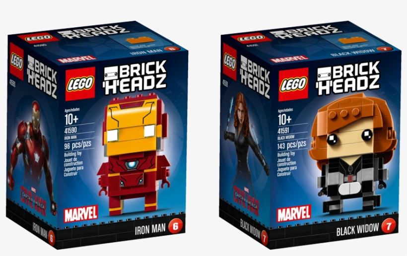 This Review Of Lego® Brickheadz Marvel Super Heroes - Lego Brickheadz Black Widow, transparent png #7833345