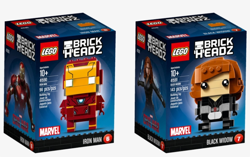 This Review Of Lego® Brickheadz Marvel Super Heroes - Lego Brickheadz Black Widow, transparent png #7833345